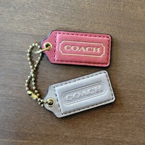Leather Coach Tags